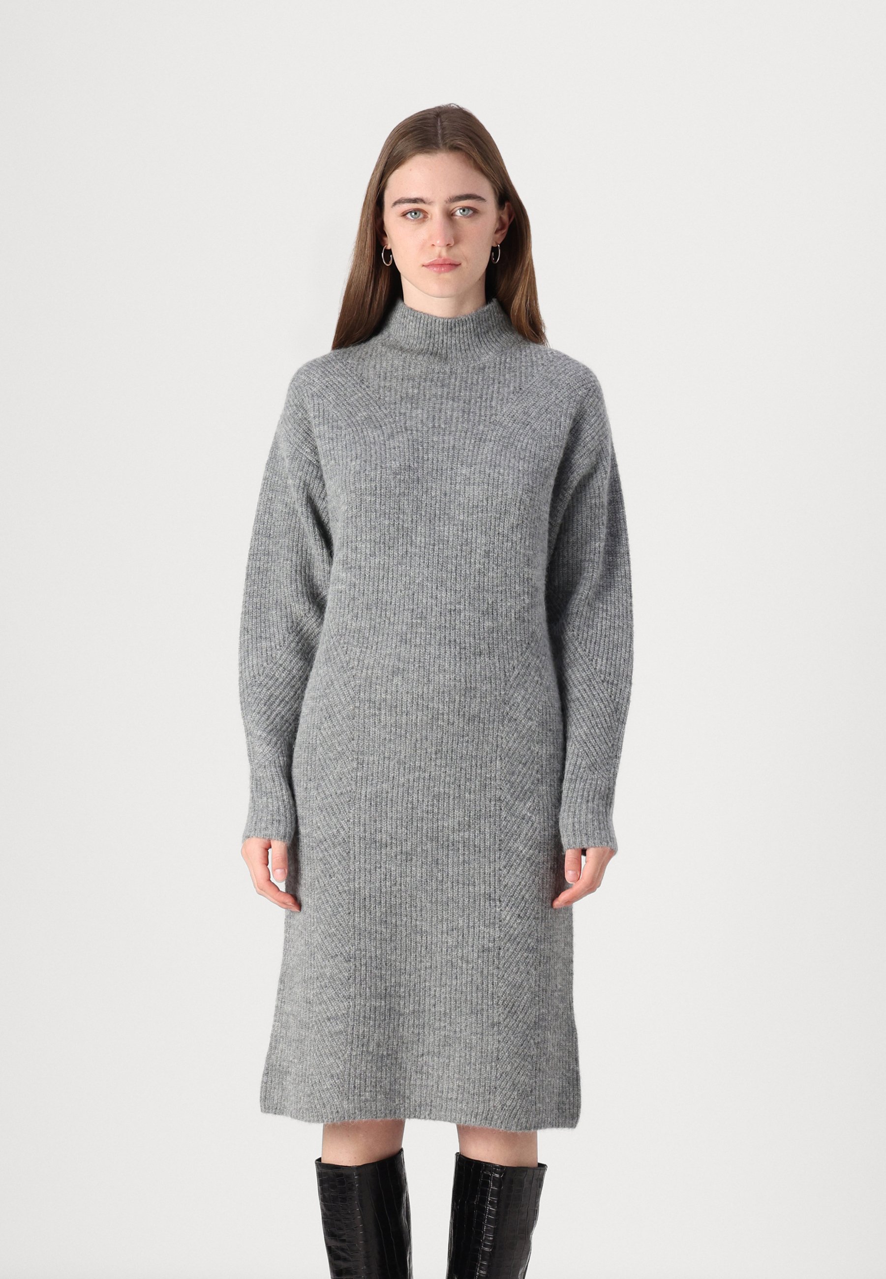 BOSS FAGDASSY - Jumper dress - silver/grey - Zalando.co.uk