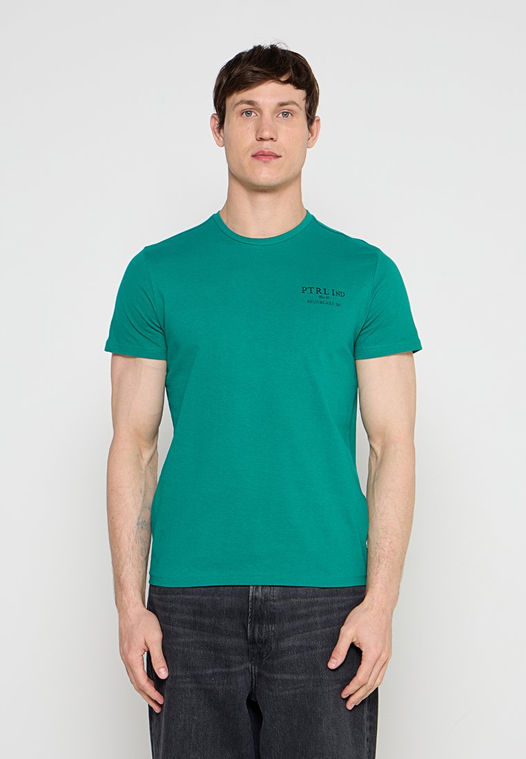 Petrol Industries T-shirt print okergeel
