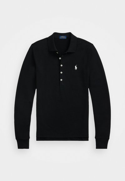 Polo Ralph Lauren STRETCH POLO SHIRT - Ilgarankovis viršutinės dalies drabužis - black