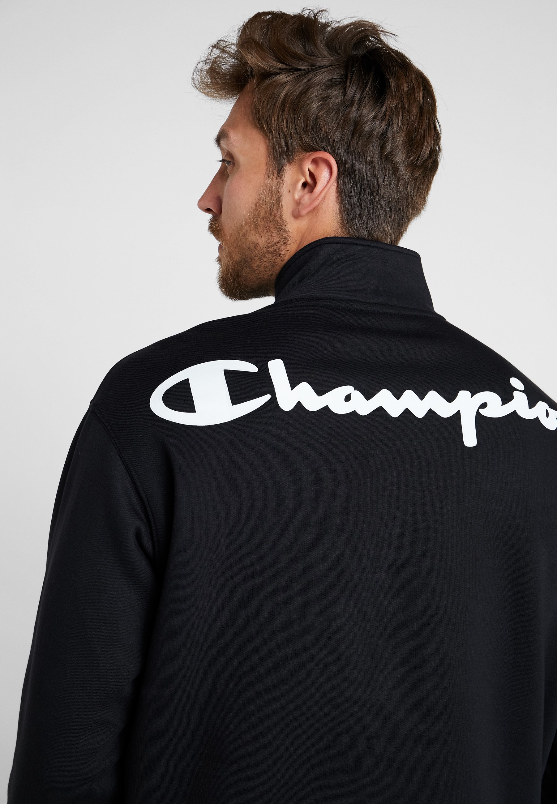 Champion HALF ZIP Sweatshirt blackschwarz Zalando.at Champion HALF ZIP Sweatshirt blackschwarz Zalando.at