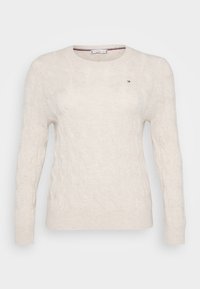 SOFT CABLE - Pulover - heather oatmilk