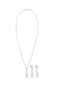 Elli SET - Øreringe - silver coloured/white