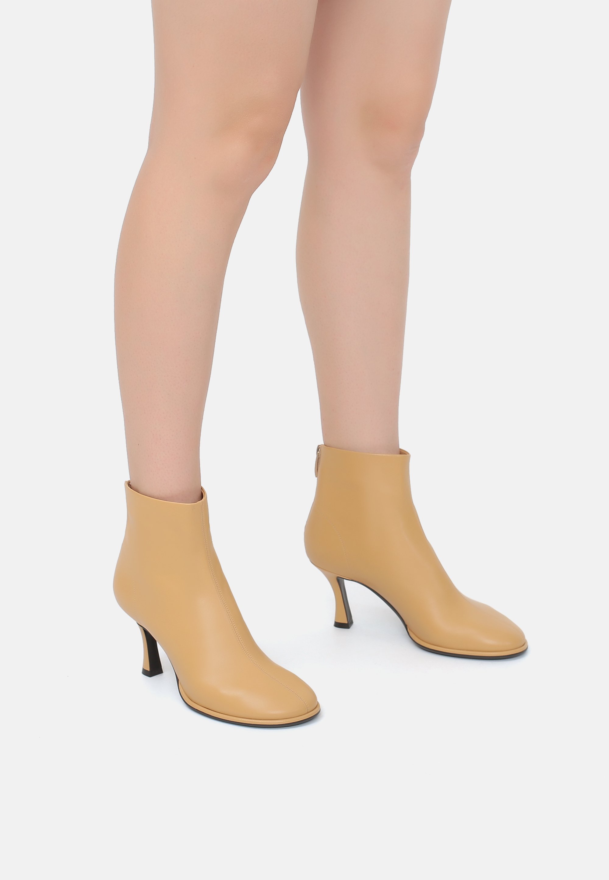 Ekonika Botines de tacón - taffy/mostaza - Zalando.es