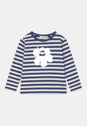VEDE TASARAITA UNIKKO UNISEX - Long sleeved top - blue/white