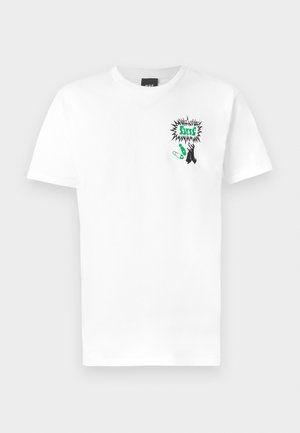 EVERYBODY GET LOOSE TEE UNISEX - T-shirts med print - white