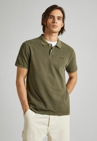 Pepe Jeans NEW OLIVER - Polo marškinėliai - military green