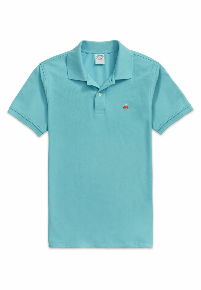 Brooks Brothers STRETCH SUPIMA Poloshirt turquoise aqua/blau