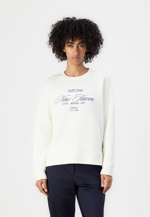 GANT GRAPHIC  - Sweatshirt - eggshell