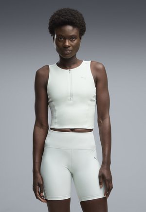 Puma, W RUN LIGHTSTRIDE CROP TOP - Top - créme de mint