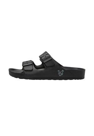 Lyle & Scott, SANDALI UOMO LYLE AND SCOTT 1874 JOBI003 001 BLACK - Ciabattine - nero
