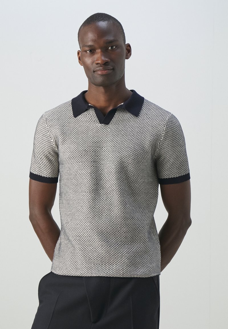 ASPESI Poloshirt - navy/white