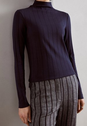 Langærmet T-shirt - dark blue