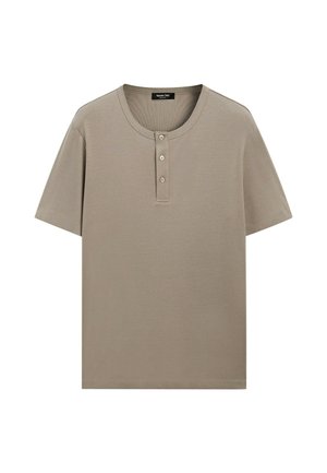 Massimo Dutti, T-shirt basique - brown
