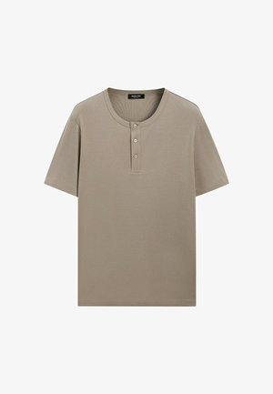 Massimo Dutti, T-shirt basique - brown