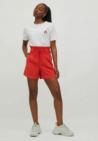 VILA HIGH WAIST - Shorts - valiant poppy