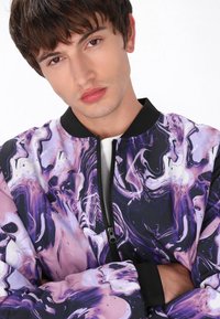 Mo Giubbotto Bomber - purple multicolor