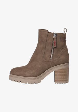 s.Oliver Botines con plataforma - taupe