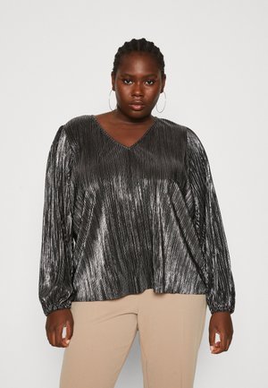 Vero Moda Curve VMCELLA - Μπλούζα με μακριά μανίκια - black