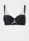 PULP TATTOO LOVE HALF CUP MEMORY BRA - Σουτιέν με μπανέλα - black/golden beige