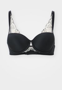 Chantelle PULP TATTOO LOVE HALF CUP MEMORY BRA - Bøjle-bh - black ...