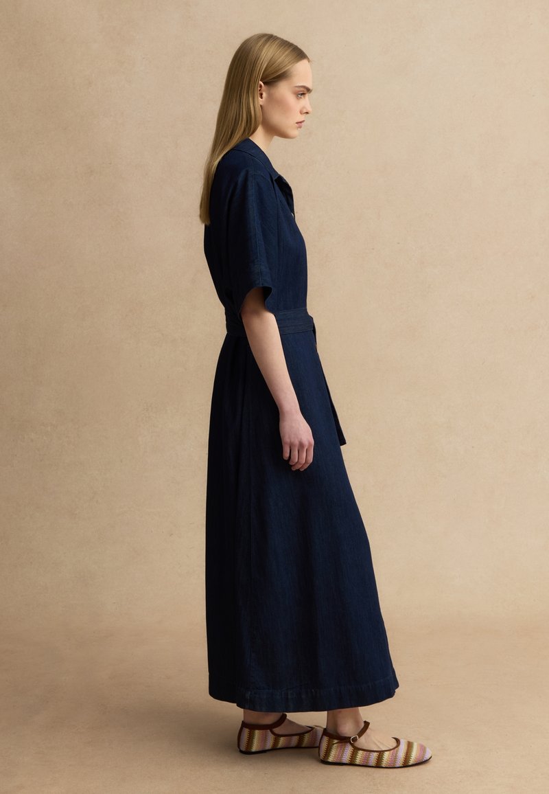 blue les copains dress Maxi - black Size:10-11Y (34) Style:AP1D106919 Velvet Gown with Gold
