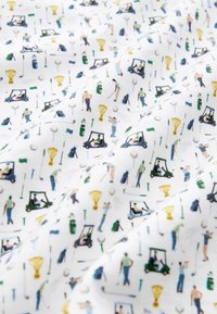 Next REGULAR FIT - Polokošeľa - white blue golf