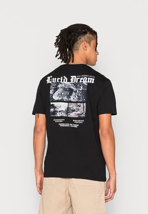 T-shirt con stampa - black