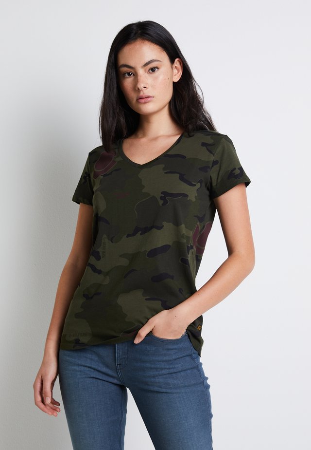 T-shirt imprimé - khaki