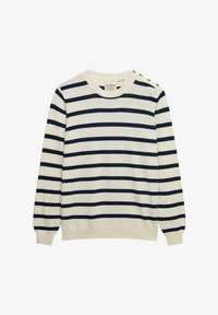 Non sélectionné, cream richest navy stripe