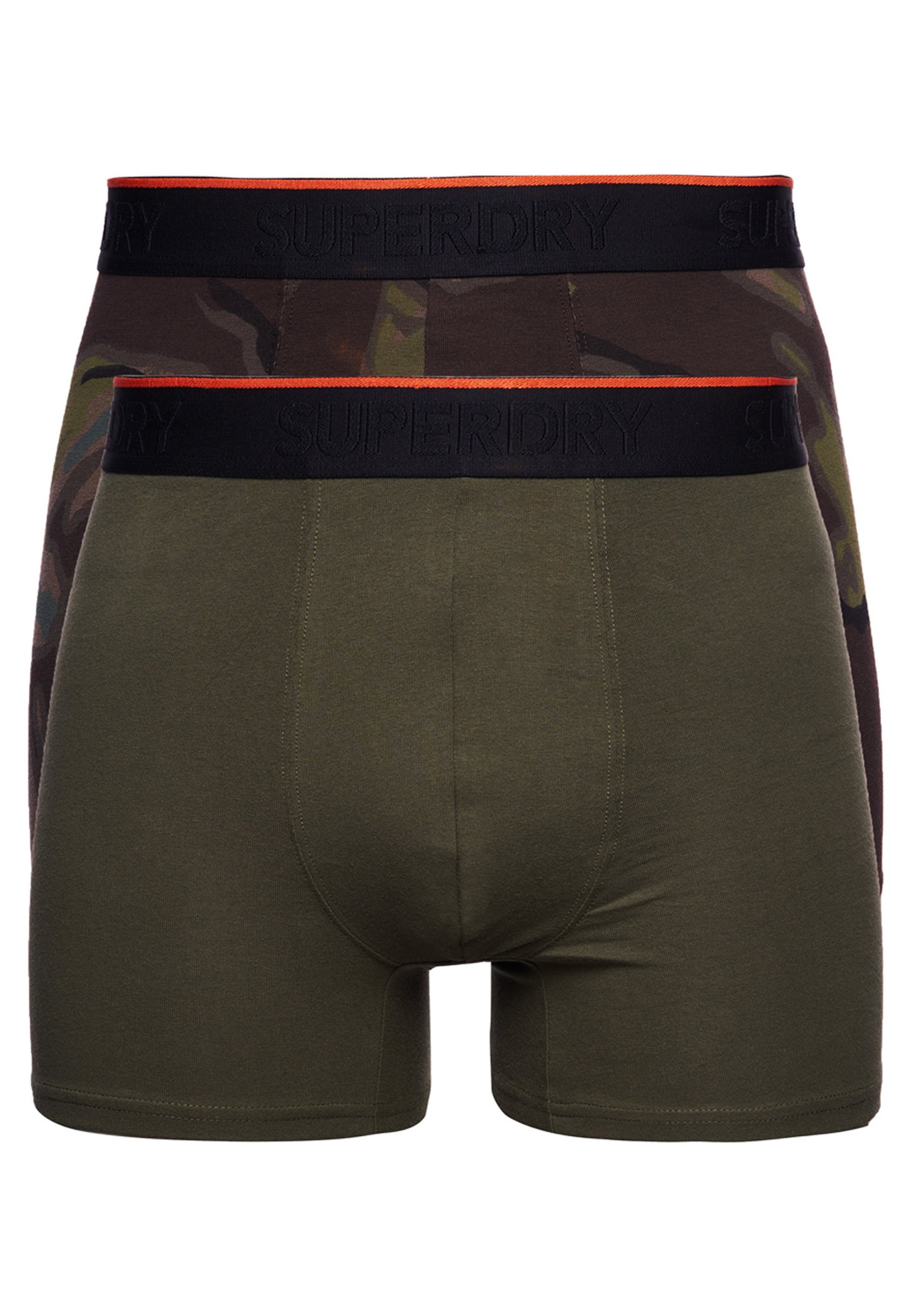 Superdry 2 PACK - Onderbroeken - drab overall green/camo/Groen - Zalando.nl