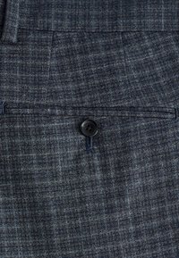 Next TEXTURED CHECK- REGULAR FIT - Kostymbyxor - navy