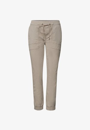Street One, SLIM-LEG PANTS IN PAPER-TOUCH QUALITY - Pantalon classique - buff grey