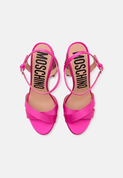 MOSCHINO Sandali z visoko peto - pink