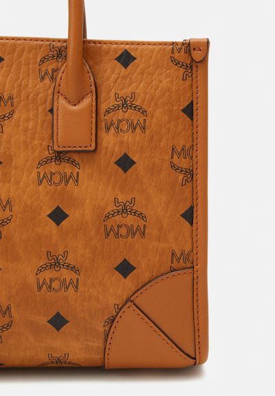 MCM MUNCHEN TOTE SMALL - Shopper - cognac