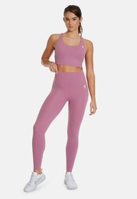 SQUATPROOF NIMBLE HIGH WAIST - Tajice - velvet powder