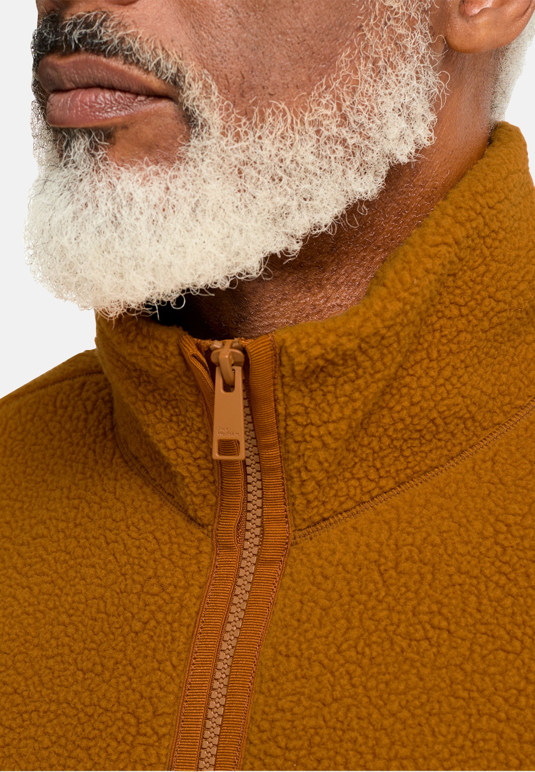 Jack Wolfskin LITE CURL FZ M - Fleece jacket - autumn leaves/brown