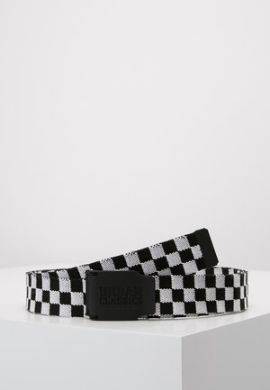 EXTRA LONG BELT - Vyö - black/white