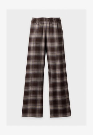 Hollister Co., LOW RISE STRAIGHT LEG PANT - Nachtwäsche Hose - brown/beige
