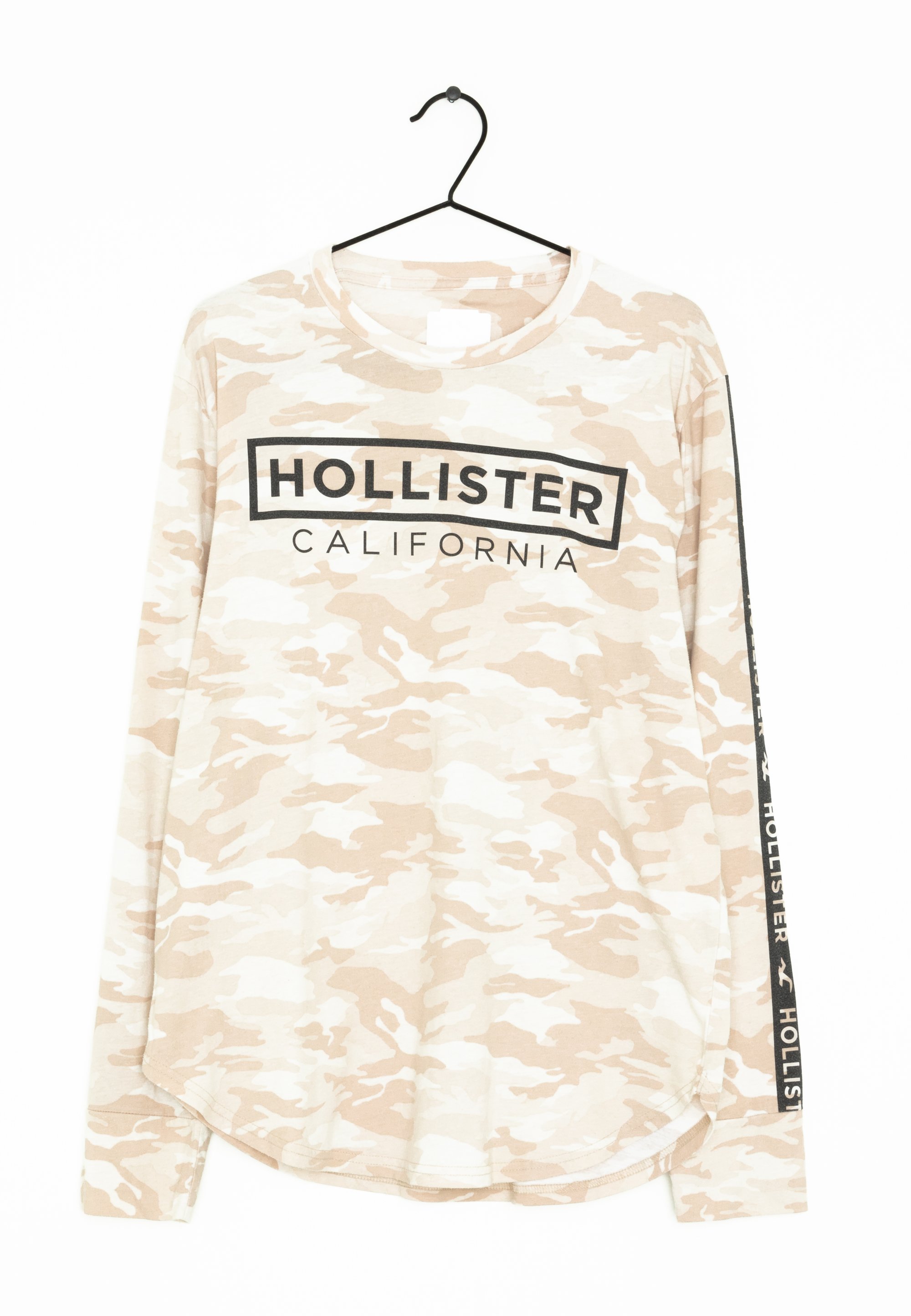 Hollister Camiseta de manga larga beige (Segunda mano