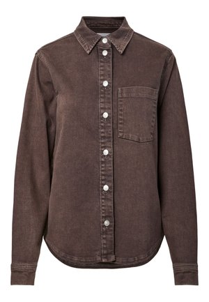 Pieces, Denim PCSILKE - Риза - hot fudge