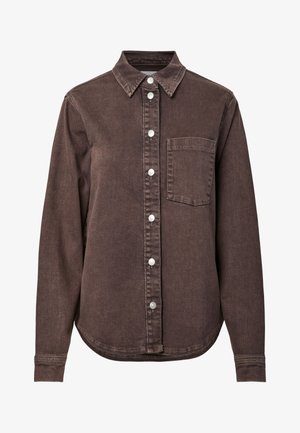 Pieces, Denim PCSILKE - Риза - hot fudge