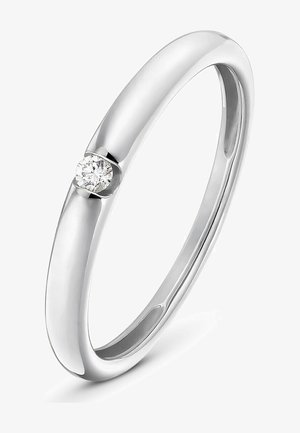 CHRIST Ring - weißgoldfarben