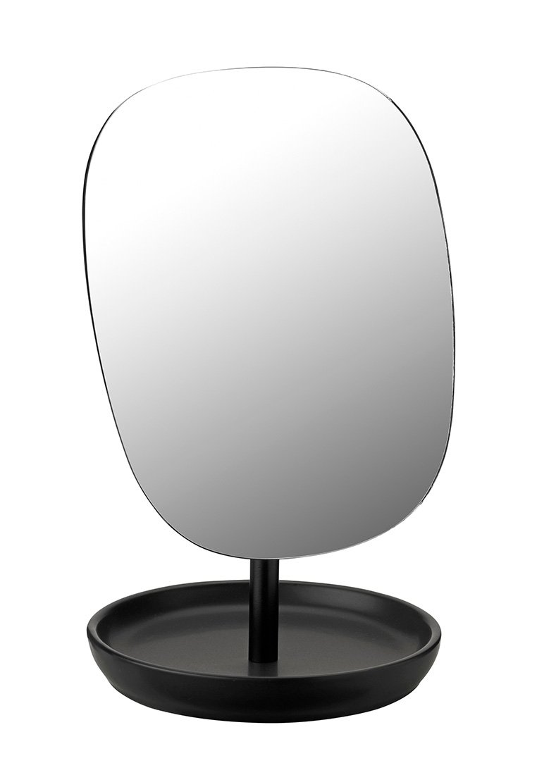 Stelton Miroir à maquillage noir