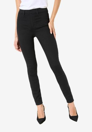 REGULAR FIT - ELASTICATED WAIST - Jeggings - black
