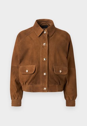 BINGLESA - Kunstlederjacke - camel