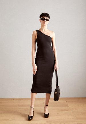 PAULAS - Jersey dress - black