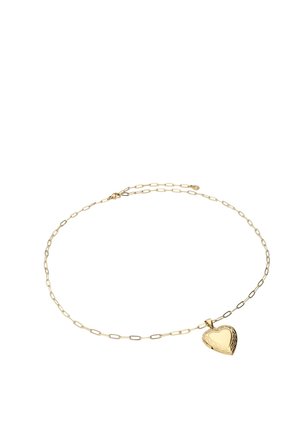 VINTAGE LINK WITH HEART MEDALLION - Collar - gold coloured