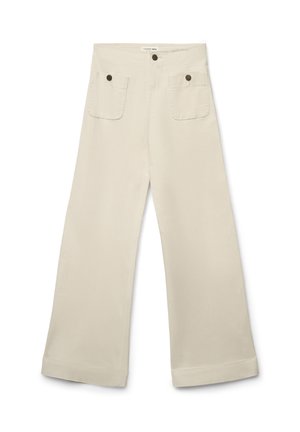 Terranova, CON TASCHE A TOPPA - Wide Leg - bianco denim