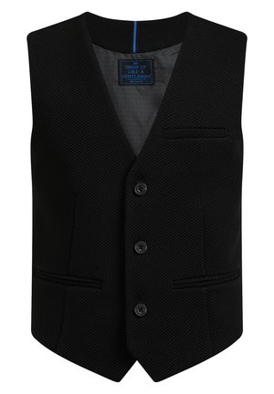 MET STRUCTUUR - Gilet elegante - black