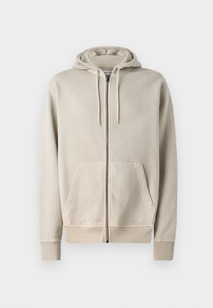 Samsøe Samsøe PIGMENT ZIP HOODIE - Tröja med dragkedja - moonstruck